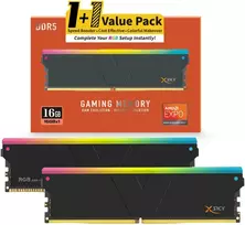 V-Color (1+1) Manta XSky RGB DDR5-6000 RAM, CL30, EXPO – 16GB vieno modulio rinkinys, juodas