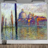 Claude'o Monet meno kūriniai, sienų dekoras, gobelenas, sodas, gėlių peizažas, aliejiniai paveikslai, estetinis kambario dekoravimas, bendrabučio tapetai 150X100CM