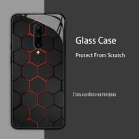 Oneplus 7 Pro dėklas Dangtelis Grūdinto stiklo dėklas Kietas smūgiams atsparus Coque Buferis One Plus 7T Pro 7 T Apsauginis dėklas oneplus7T For Oneplus 7T Pro black