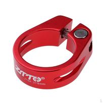 Seat Post Clamp Ultralight Locking Seatpost Tube Clip Red 31.8mm red