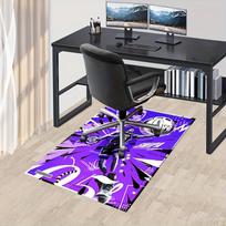 Biuro kilimas: Krepšininko iliustracija Sofos kilimėlis, Kėdės kilimėlio apsauga 60cm by 90cm black