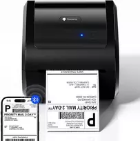 Phomemo terminis etikečių spausdintuvas Bluetooth ir USB, 150 mm/s D520BT