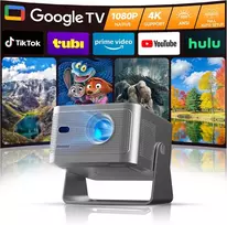 Alwtniet mini projektorius Full HD 1080p su 4K palaikymu, Google TV, HY350MAX-GTV
