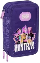 Safta Kpop Demon Hunters Fighters triple pencil case 37pcs