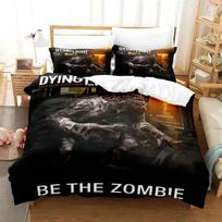 3d Game Dying Light 2 Stay Human Beding Set Printed Bed Linen Set With Pilowcase Bed Soft Duvet Cover Single Double Quen Super King-Sized Dimensionsd 135*200cm Eu-Single black