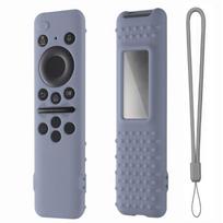 Silicone Case for BN59 01432A TV Remote Control Skin Shockproof Protective Cover Anti-Slipping Box Controller Bag levandų pilka spalva