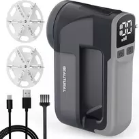 BEAUTURAL elektrinis audinių pūkų rinkiklis USB-C, 9000 aps./min., su LCD ekranu 1-MR02EU18