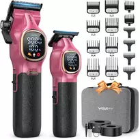 VGRPRO plaukų kirpimo mašinėlės ir trimerio rinkinys V-886C V-886T su DLC ašmenimis