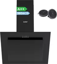 COMFEE' sieninis virtuvinis gartraukis 60 cm, 380 m³/h, LED, CH60J78EM4A2B