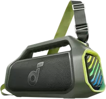 Nešiojama belaidė kolonėlė Soundcore Boom 2 Plus, 140 W, Bluetooth 6.0, IPX7, žalios spalvos