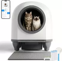 Devoko automatinė savaime išsivalanti kačių kraiko dėžė 90 l, iki 10 kg, MW-0769E-FR