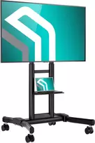ONKRON mobilus televizoriaus stovas 43–75 col., iki 65 kg, VESA 600 × 400, TS1551-B