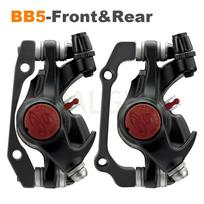 Mtb Mountain Bike Brake Kit Bb5 Bb7 Brake Caliper Without Rotor Cable Pulling Front Rear Mechanical Bicycle Disc Brakes Parts BB5-Front Rear black