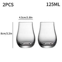 1/2/4/6 vnt. viskio stiklinės Scotch gėrimams Baro reikmenys Alaus Spiritinių gėrimų Vyno stiklinė XO Viskio Krištolinė stiklinė Scotch gėrimams Vyno stiklinė as shown white