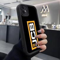 J-Jcb LOGO Phone Case For IPhone Air 17 Pro Max 16 E 15 14 Pro Max 13 12 11 Mini Plus Soft Silicone Black Cover iPhone 11