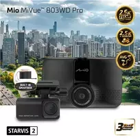 Mio priekinė ir galinė dviguba vaizdo įrašymo kamera su HDR | MiVue 803WD Pro | GPS | Wi-Fi