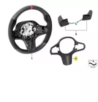 BMW vairo apdangalas iš odos/anglies Originalus 32302471439