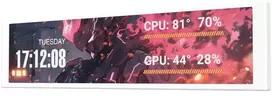 Darkflash 9.2 colio IPS monitorius V92 (baltas)