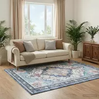 Kilimas ORIZ Įvairiaspalvis 80 x 150 cm 100% poliesteris