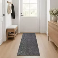 Kilimas Antracito 50 x 150 cm 100% poliesteris 3 mm Plaunamas