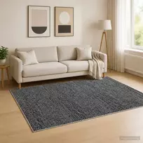 Kilimas Antracito 160 x 230 cm 100% poliesteris 3 mm Plaunamas