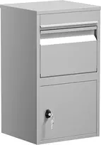 Wiltec pastatoma siuntų ir laiškų dėžutė 410 x 380 x 720 mm, plieninė, 65808