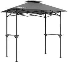 Wiltec kepsninės paviljonas su dūmų ventiliacija ir UV 50+ stogo danga 64655