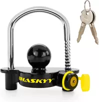 HASKYY priekabos sukabinimo įtaiso spyna 50 mm rutuliniam kabliui AHS-Serie