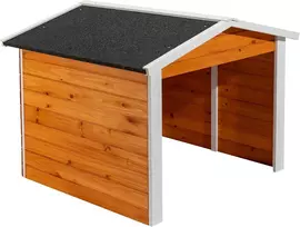Wiltec garažas robotui vejapjovei iš eglės medienos 87 x 70 x 80 cm, modelis 60319