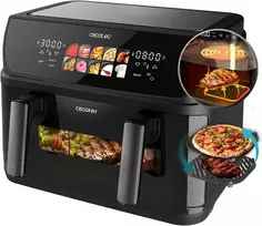 Cecotec karšto oro gruzdintuvė Cecofry&Grilis Duoheat 10000, 10 l, 2800 W