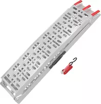 Wiltec sulankstoma aliumininė užvažiavimo rampa 226 cm, 340 kg, 30182