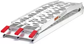 Wiltec sulankstoma aliumininė užvažiavimo rampa 220 cm, 340 kg, modelis 30108