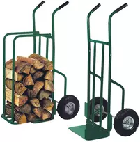 Toolland malkų transportavimo vežimėlis su pneumatiniais ratais, 250 kg, 07511