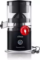 Ufesa elektrinė citrusinių vaisių sulčiaspaudė Squeeze & Go, 45 W, 220 ml, USB-C
