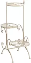 Beliani ASAGAO gėlių stovas, 26 cm, metalinis, smėlio spalvos