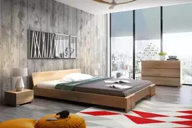 Skandica Medinė komoda Vestre 3 - Bukas - natūrali - 5902273654063