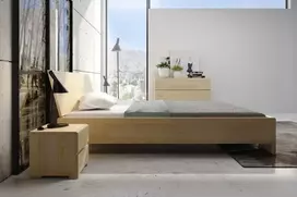 Skandica Medinė lova Vestre Maxi & ST - pušies mediena - 160x200 - natūrali - 5902273652366