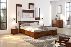 Skandica Medinė lova Sparta Maxi - pušies mediena 140x200 - natūrali - 5902273652656