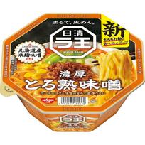 Raoh Torojukumi Miso Richness Lard Flavor Nissin Foods Cup Noodles 118g12 pieces