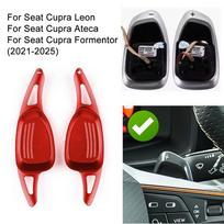 For Cupra Formentor LEON Ateca 2021 2022 2023 2024 2025 Car Steering Wheel Shift Paddle Gear Paddles DSG Extend Aluminum Alloy Red red