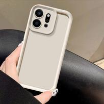 OPPO Reno 16F/Fine X9 Pro Drop-Proof Soft Case A6X - DIY Solid Color Reno9Pro+ 5G balta