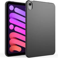 Soft Case For iPad Mini 6 7 (A17 Pro) 8.3'' Flexible Silicone TPU Black Protective Shell Back Cover iPad Mini 7(A17 Pro) purple