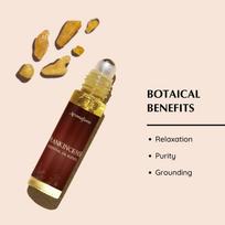 Frankincense Resin Essential Oil Roll-On Blend, 10ml, Aromafume brown
