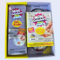 Mini Brands Mini Minis Užpildyk šaldytuvą Simuliacinis šaldytuvas Žaislas Slepiančioji dėžutė Rinkinys Staigmenos kamuoliukas Vaidmenų žaidimas Mikro miniatiūra