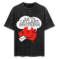 Ask The Leyland Brothers Tshirt Functional Casual Short Sleeve Tee 2XL black