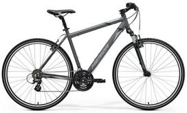 Kalnų dviratis Merida Crossway 10-V, 28", 2022, pilkas