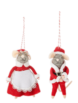 Bloomingville - Peo Ornament - Kalėdiniai žaisliukai ir eglutės aksesuarai - Raudona