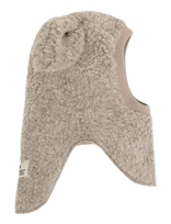 Huttelihut - Balaclava Ears Wool Teddy - Balaklava - Smėlio