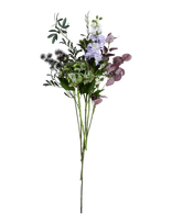 House Doctor - Artificial Bouquet, Hdcalm Purple, - Džiovintos gėlės - Marga / raštuota