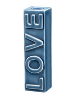 Anna + Nina - Love Mist Candle Holder - Candle Holders - Mėlyna